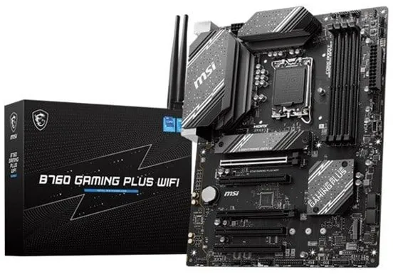 MSI B760 GAMING PLUS WIFI マザーボード - Intel B760 - Intel LGA1700 ソケット - DDR5 RAM - ATX