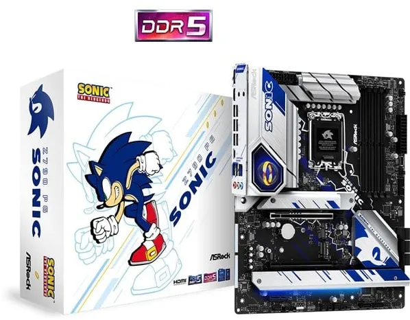 ASRock Z790 PG Sonic マザーボード - Intel Z790 - Intel LGA1700 ソケット - DDR5 RAM - ATX
