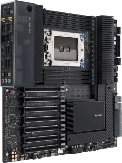 ASUS Pro WS WRX80E-SAGE SE WIFI マザーボード - AMD WRX80 - AMD sWRX8 ソケット - DDR4 RAM - Extended ATX